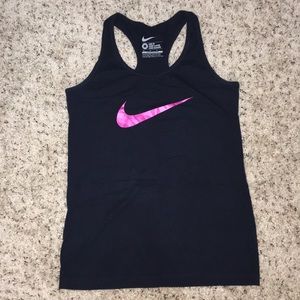 NIKE dark blue Tank top